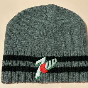 7UP Gray Knit Beanie
